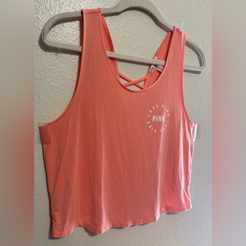 PINK Victoria's Secret Peach Tank Top - Picture 3 of 4